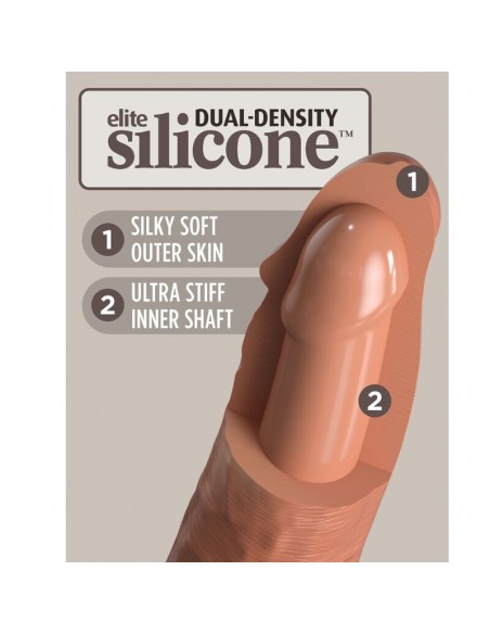 KING COCK ELITE DILDO REALISTICO SILICONA 203 CM CARAMELO KING COCK ELITE DILDO REALISTICO SILICONA 203 CM CARAMELO