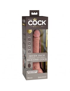 KING COCK ELITE DILDO REALISTICO VIBRADOR SILICONA CONTROL REMOTO 178 CM 2