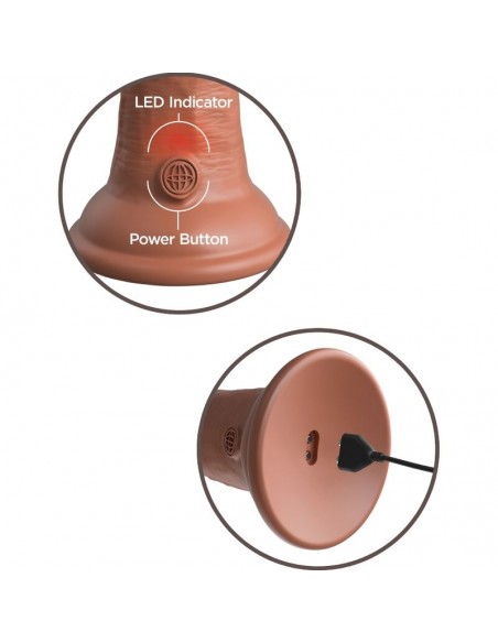 KING COCK ELITE DILDO REALISTICO VIBRADOR SILICONA 203 CM CARAMELO KING COCK ELITE DILDO REALISTICO VIBRADOR SILICONA 203 CM CARAMELO