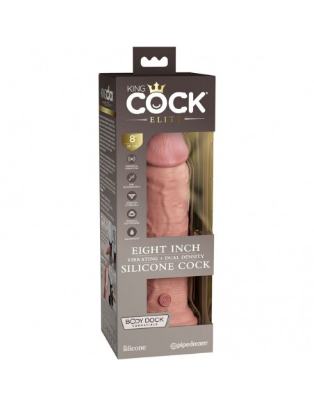 KING COCK ELITE DILDO REALISTICO VIBRADOR SILICONA 203 CM