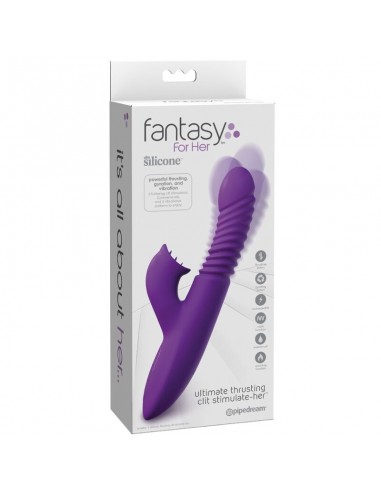 FANTASY FOR HER ESTIMULADOR CLITORIS CON FUNCION CALOR OSCILACION Y VIBRACION VIOLETA