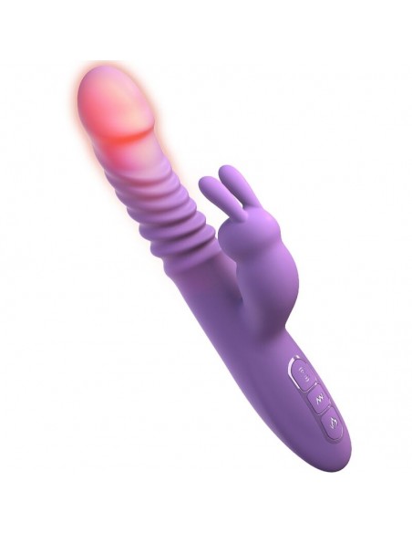 FANTASY FOR HER ESTIMULADOR CLITORIS RABBIT CON FUNCION CALOR OSCILACION Y VIBRACION VIOLETA