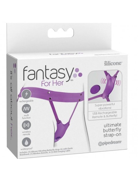 FANTASY FOR HER ARNES MARIPOSA VIBRADOR RECARGABLE CONTROL REMOTO VIOLETA