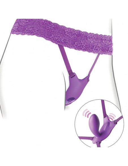FANTASY FOR HER ARNES MARIPOSA G SPOT CON VIBRADOR RECARGABLE CONTROL REMOTO VIOLETA