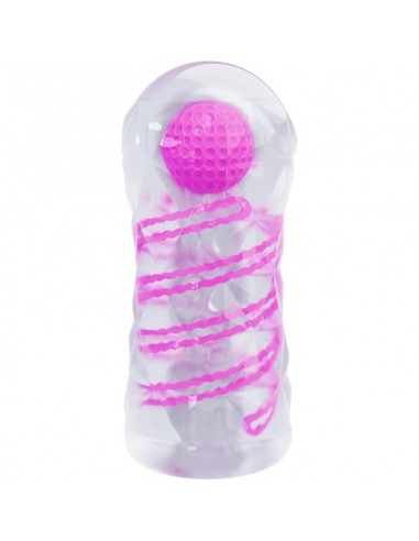 PRETTY LOVE MASTURBADOR MASCULINO FANTASY ESPIRAL INTERNA Y BOLAS TRANSPARENTE
