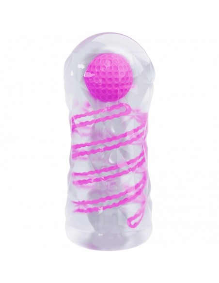 PRETTY LOVE MASTURBADOR MASCULINO FANTASY ESPIRAL INTERNA Y BOLAS TRANSPARENTE
