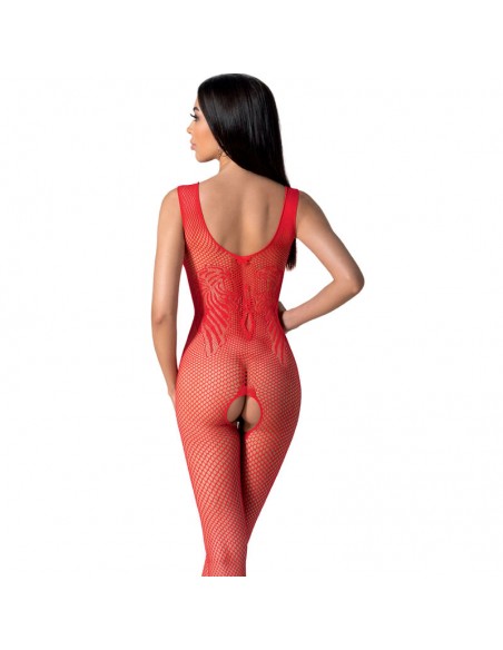 PASSION BS098 BODYSTOCKING ROJO TALLA UNICA