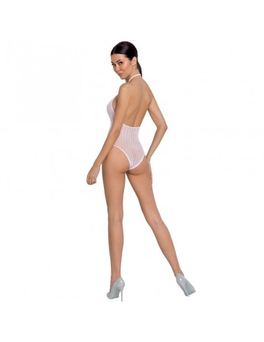 PASSION WOMAN BS088 BODYSTOCKING BLANCO TALLA UNICA