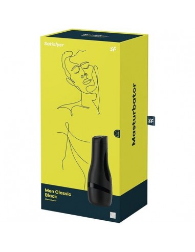 SATISFYER MASTURBADOR MEN CLASSIC NEGRO