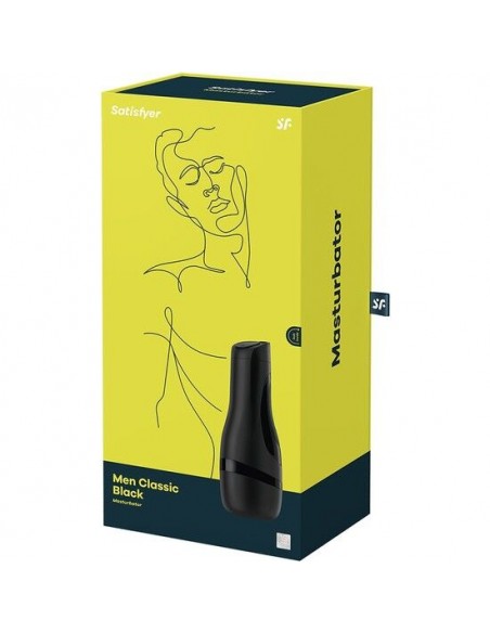 SATISFYER MASTURBADOR MEN CLASSIC NEGRO
