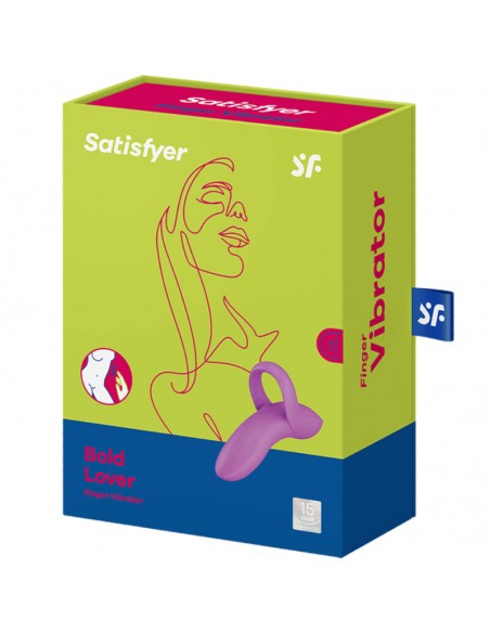 SATISFYER BOLD LOVER DEDAL VIBRADOR ROSA