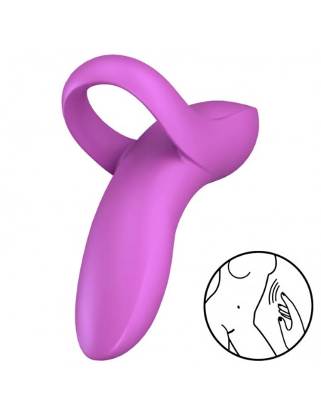 SATISFYER BOLD LOVER DEDAL VIBRADOR ROSA