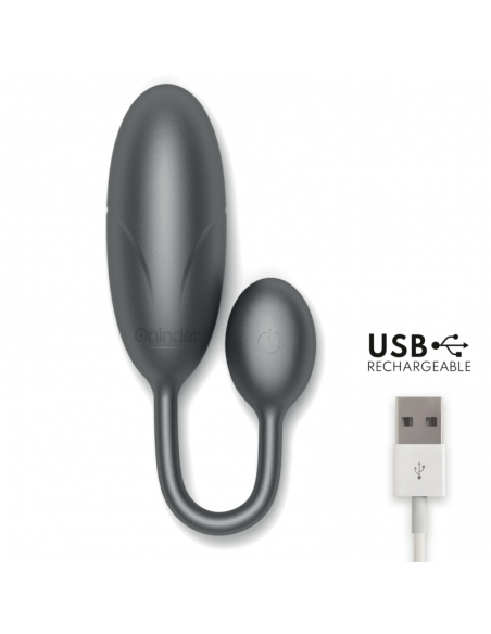 ONINDER DENVER HUEVO VIBRADOR NEGRO 7 X 27 CM APP GRATUITA