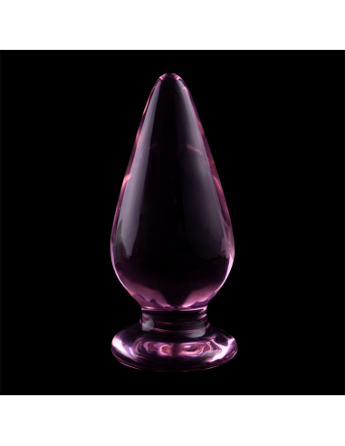 NEBULA SERIES BY IBIZA MODELO 4 PLUG CRISTAL BOROSILICATO 11 X 5 CM ROSA