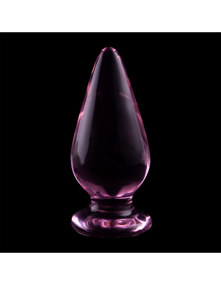 NEBULA SERIES BY IBIZA MODELO 4 PLUG CRISTAL BOROSILICATO 11 X 5 CM ROSA