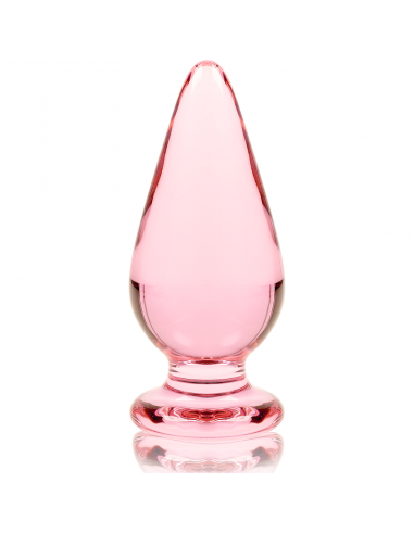 NEBULA SERIES BY IBIZA MODELO 4 PLUG CRISTAL BOROSILICATO 11 X 5 CM ROSA