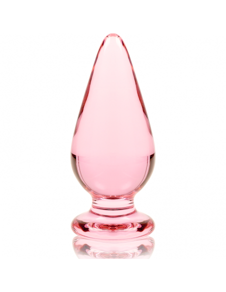 NEBULA SERIES BY IBIZA MODELO 4 PLUG CRISTAL BOROSILICATO 11 X 5 CM ROSA
