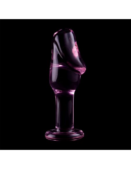 NEBULA SERIES BY IBIZA MODELO 6 PLUG CRISTAL BOROSILICATO 125 X 4 CM ROSA