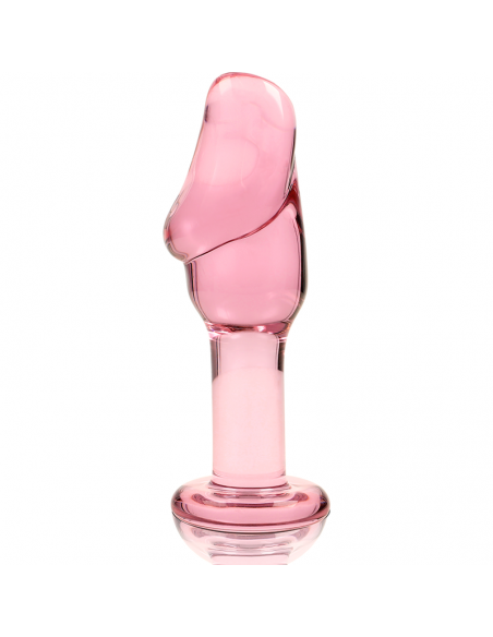 NEBULA SERIES BY IBIZA MODELO 6 PLUG CRISTAL BOROSILICATO 125 X 4 CM ROSA