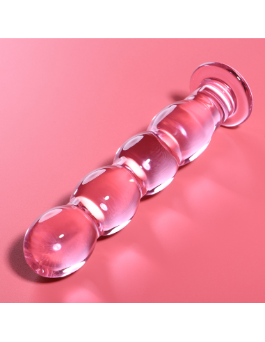 NEBULA SERIES BY IBIZA MODELO 10 DILDO CRISTAL BOROSILICATO 165 X 35 CM ROSA