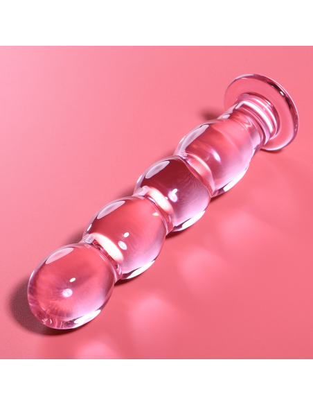 NEBULA SERIES BY IBIZA MODELO 10 DILDO CRISTAL BOROSILICATO 165 X 35 CM ROSA