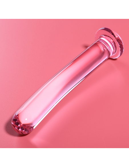 NEBULA SERIES BY IBIZA MODELO 17 DILDO CRISTAL BOROSILICATO 185 X 3 CM ROSA