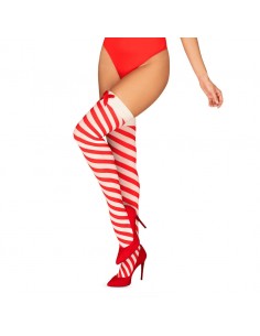 OBSESSIVE KISSMAS STOCKINGS L XL