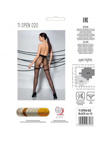PASSION TIOPEN 020 MEDIAS NEGRO 3 4 20 DEN