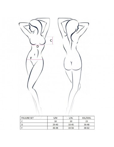 PASSION WOMAN PAULINE SET 3 PIEZAS TALLA L XL