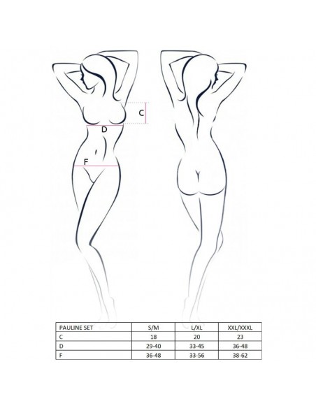 PASSION WOMAN PAULINE SET 3 PIEZAS TALLA L XL