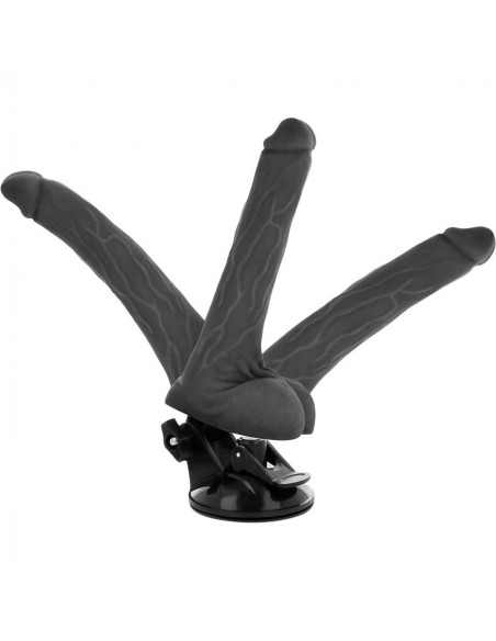 BASECOCK VIBRADOR ARTICULABLE CONTROL REMOTO NEGRO 185 CM
