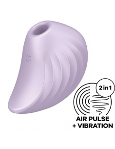 SATISFYER PEARL DIVER ESTIMULADOR Y VIBRADOR VIOLETA