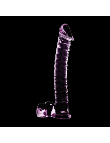 NEBULA SERIES BY IBIZA MODELO 23 DILDO CRISTAL BOROSILICATO 215 X 4 CM ROSA