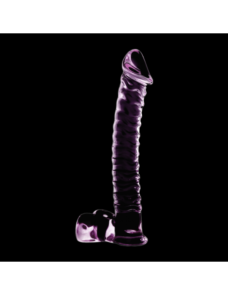 NEBULA SERIES BY IBIZA MODELO 23 DILDO CRISTAL BOROSILICATO 215 X 4 CM ROSA
