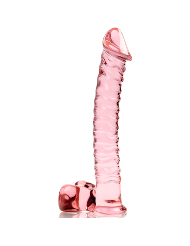 NEBULA SERIES BY IBIZA MODELO 23 DILDO CRISTAL BOROSILICATO 215 X 4 CM ROSA