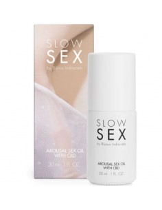 BIJOUX SLOW SEX ACEITE DE MASAJE SEXUAL CON CBD 30 ML