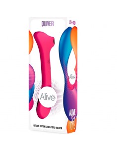 ALIVE QUIVER SUCCIONADOR VIBRADOR FUCSIA 2