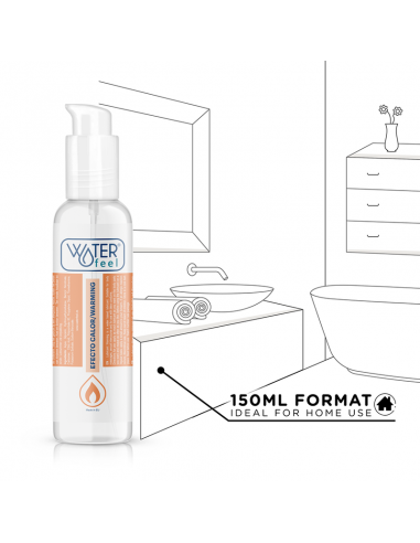 WATERFEEL LUBRICANTE EFECTO CALOR 150 ML