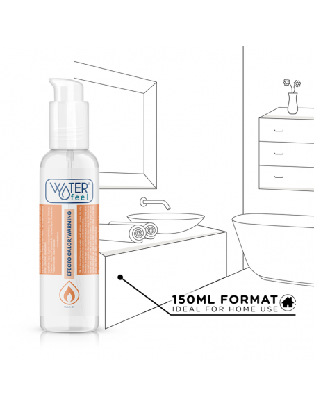 WATERFEEL LUBRICANTE EFECTO CALOR 150 ML