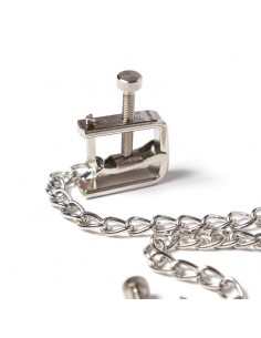 OHMAMA FETISH PINZAS METALICAS TORNILLO CON CADENA 2