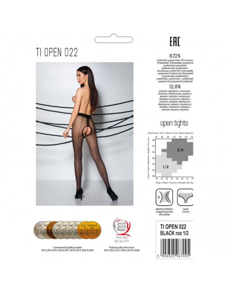 PASSION TIOPEN 022 MEDIAS NEGRO 3 4 20 DEN