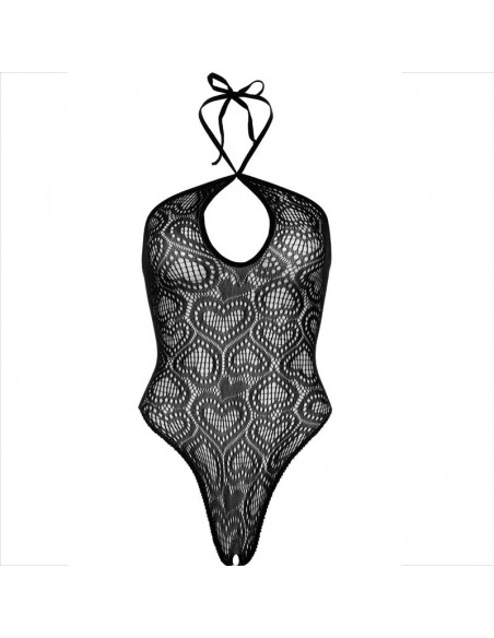 LEG AVENUE BODY CUELLO HALTER SIN COTURAS NEGRO