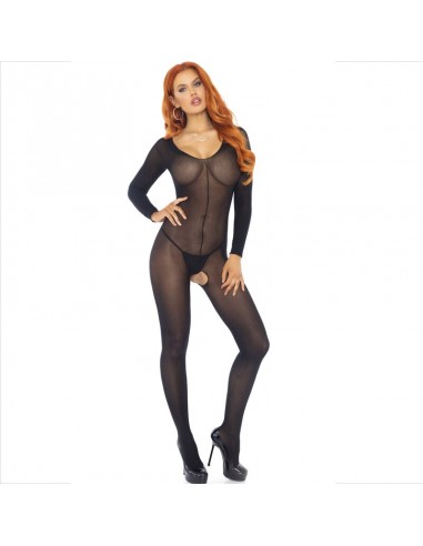 LEG AVENUE BODYSTOCKING NEGRO MANGA LARGA