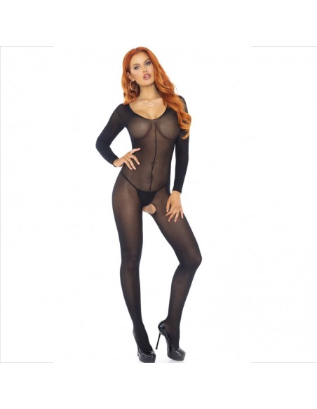 LEG AVENUE BODYSTOCKING NEGRO MANGA LARGA