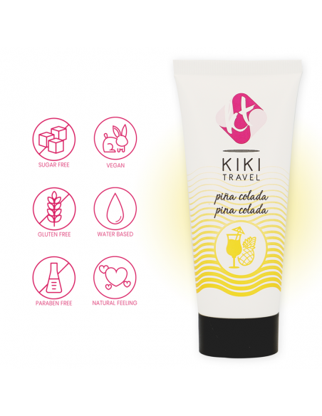 KIKi TRAVEL LUBRICANTE SABOR A PINA COLADA 50 ML