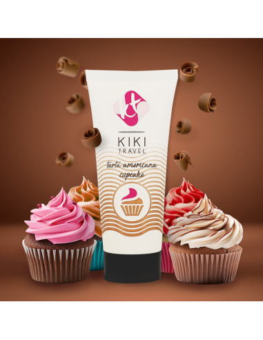 KIKi TRAVEL GEL DESLIZANTE SABOR A TARTA AMERICANA CUPCAKE 50 ML