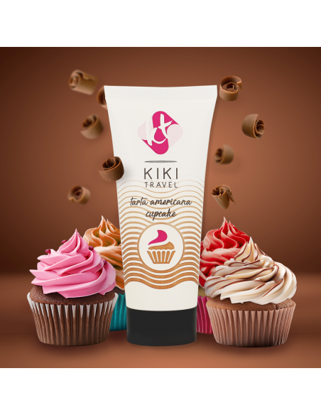 KIKi TRAVEL GEL DESLIZANTE SABOR A TARTA AMERICANA CUPCAKE 50 ML