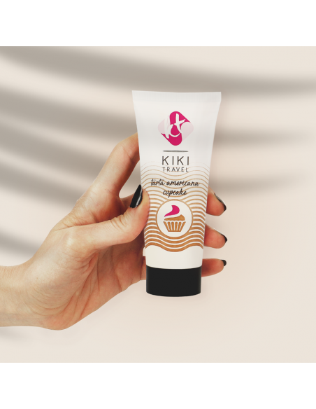 KIKi TRAVEL GEL DESLIZANTE SABOR A TARTA AMERICANA CUPCAKE 50 ML