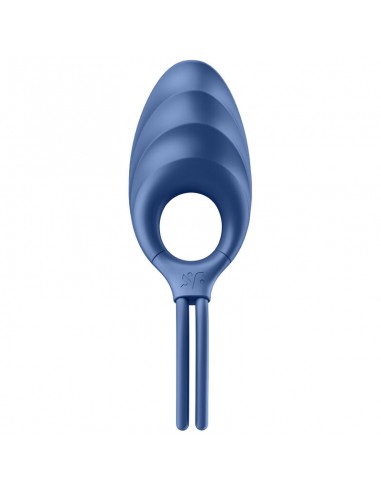 SATISFYER SWORDSMAN ANILLO VIBRADOR AZUL