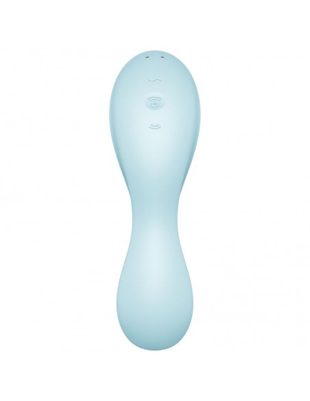 SATISFYER CURVY TRINITY 5 ESTIMULADOR Y VIBRADOR APP AZUL SATISFYER CURVY TRINITY 5 ESTIMULADOR Y VIBRADOR APP AZUL